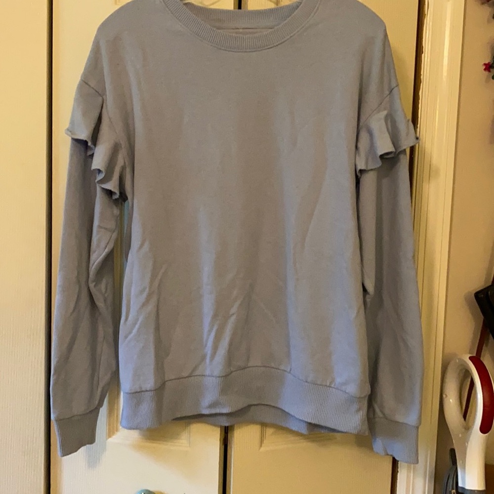 Aerie sweatshirt with ruffle arms
